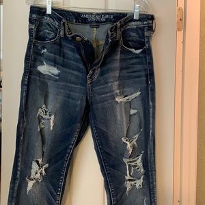 American eagle super stretch jegging crop